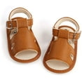 thumbnail image 4 of Baby Girls Boys Sandals Premium Soft Anti-Slip Rubber Sole Infant Summer Outdoor Shoes Toddler Newborn First Walker Crib Shoes, 4 of 6