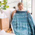 thumbnail image 3 of Premium Sympathy Warm Hugs Gift Throw Blanket - Sympathy Cancer Chemo Survivor Get Well Caring Gifts - Comfort Gift Blanket for Love Support Strength - Women Men Friend Grandpa - Turquoise Turquoise, 3 of 7