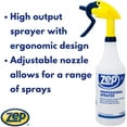 thumbnail image 2 of Zep Professional Plastic Spray Bottle, 32 oz, Adjustable Nozzle, Comfort Grip, 2 of 7