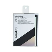 Cricut Joy™ Insert Cards, Black/Silver Matte Holographic - A2