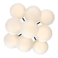 thumbnail image 4 of 84201BK Lark Julep - 45W 9 LED Large Flush Mount-19.5 Inch Tall and 24 Inch Wide-Black Finish, 4 of 7