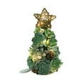 thumbnail image 1 of Adornos navideños de plantas falsas amleso con árbol de Navidad bonsái estrella para B, 1 of 7
