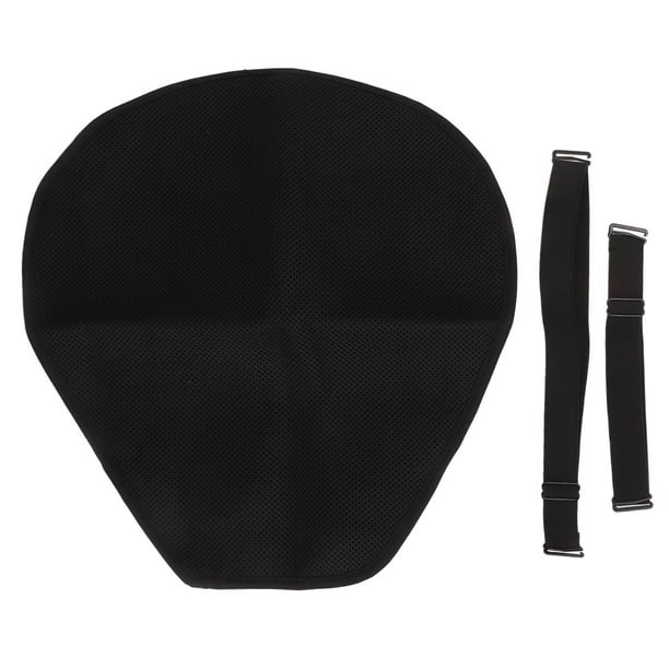 Funda protectora de malla para asiento de motocicleta con correa elástica, transpirable, aislante térmico, protector solar para asiento de motocicleta