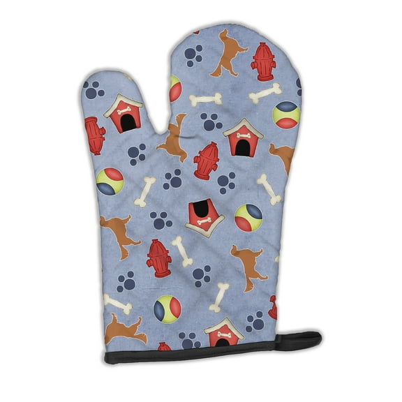 Golden Retriever Dog House Collection Oven Mitt