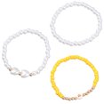 thumbnail image 1 of Femmes Perles Bracelets Mode - 3PCS Délicate Fausse Perle Bracelet Boho Bracelets, 1 of 2