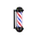 thumbnail image 1 of Poste Bombilla Barbería Caramelo Giratorio 65cm Peluquería BLANCO NEGRO ROJO AZUL, 1 of 4