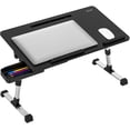 thumbnail image 2 of LT06 Pro Adjustable Laptop Table [Large Size], Portable Standing Bed Desk, Foldable Sofa Breakfast Tray,, 2 of 5