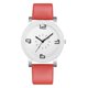 thumbnail image 1 of Reloj de aleación de moda Reloj de pulsera de cuarzo con pantalla analógica y esfera redonda (rojo), 1 of 1