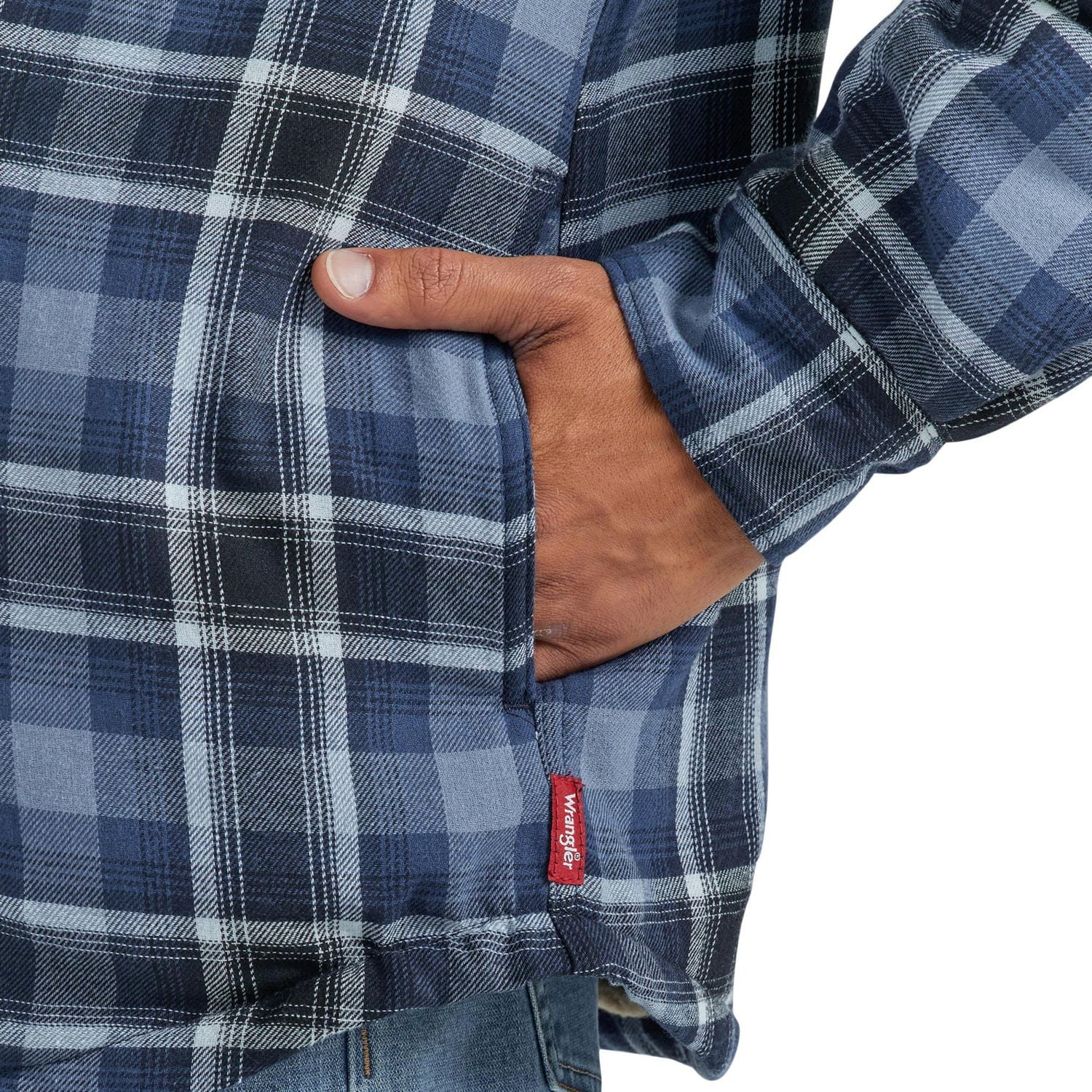 Wrangler Men's Sherpa Lined Overshirt