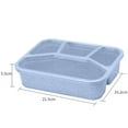 thumbnail image 2 of Back to School Supplies Under $10 Skegnu Lunch Box Reusable 4-Compartment Plastic Divided Food Storage Container Boxes Lunch Box for Men on Clearance, 2 of 6