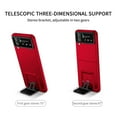 thumbnail image 6 of Feishell for Samsung Galaxy Z Flip 4 5G, Hidden Kickstand Cover with Upgraded Protection Dual Layer Hard PC Soft TPU Bumper Full Body Shockproof For Samsung Galaxy Z Flip 4 5G, Red, 6 of 10