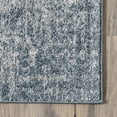 thumbnail image 3 of nuLOOM Justine Vintage Medallion Area Rug, 5' 3" x 7' 7", Blue, 3 of 9
