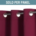 thumbnail image 2 of Cortina H.VERSAILTEX Burdeos Roja Opaca 132x114 cm 1 Panel, 2 of 9