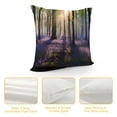 thumbnail image 4 of Pratyus Flowers Trees Sunlight Pillow Cushion Covers for Sofa Couch Bedroom Car Home Decor 1PC 18x18in, 4 of 5