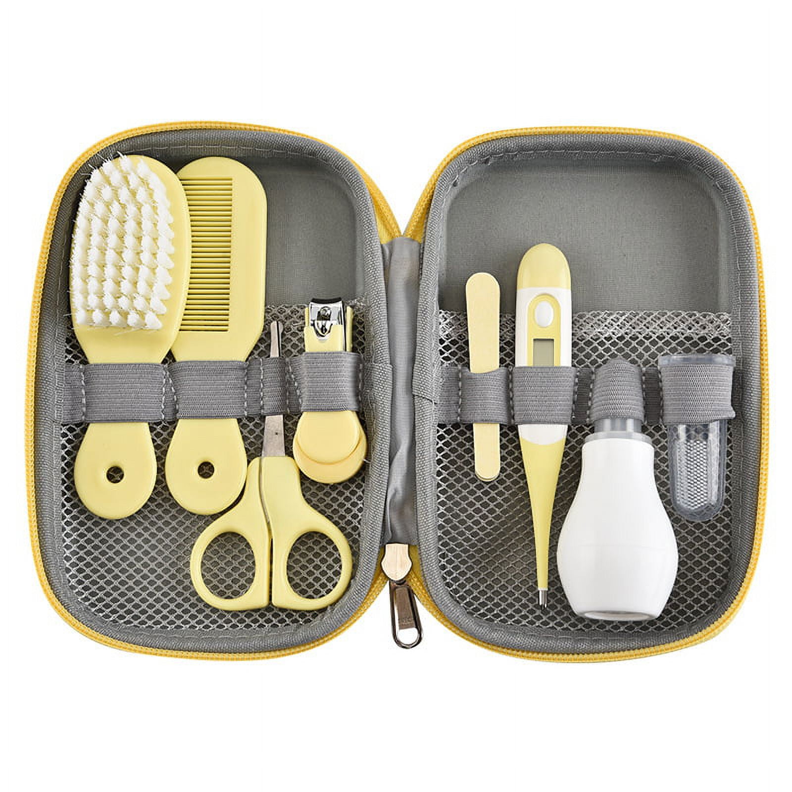 Kit de higiene para bebes recien nacidos kit de aseo para bebes de 8 piezas con estuche de transporte juego de cuidado para bebes regalo para bebes recien nacidos cuidado de la