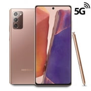 Unlocked Samsung Galaxy Note 20 5G NSA Cell Phone 128GB 8GB RAM 4300 mAh Mystic Bronze