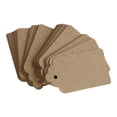 thumbnail image 4 of Pack 100 Rustic 40mmx70mm Scalloped Kraft Paper Card,Blank Brown Tag,DIY Tag,Luggage Tag,Price Label - Small (100), 4 of 5