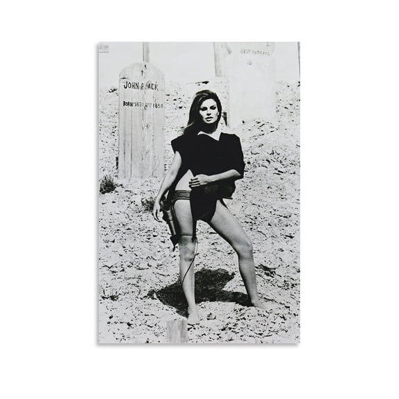 The 100 Sexiest Stars in Film History Raquel Welch Sexy Retro Poster Print Photo Art Painting Canvas Poster Home Decorative Bedroom Modern Decor Posters Gifts 12x18inch(30x45cm)