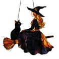 thumbnail image 1 of asddcavvf Halloween Witch Ornament Acrylic Window Hanging; Halloween Hanging Halloween Decorations Decorative Beads String Manifestation Beads Witch Lovers, 1 of 6