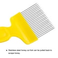 thumbnail image 4 of Uxcell Beekeeping Uncapping Fork, 21 Tin Needle with Yellow Plastic Handle Beekeeping, 4 of 6