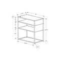thumbnail image 3 of 22.25" Brown Rectangular Accent Table, 3 of 11