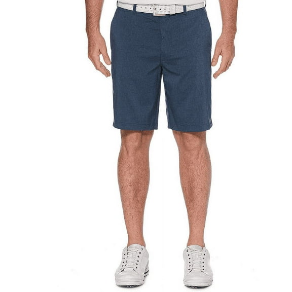 PGA TOUR Mens Regular fit Golf Shorts 42 Navy Blue Solid