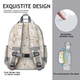 thumbnail image 5 of Cute Shih Tzu Dog and Coffee Pattern Backpack for School,Cute School Bag,Schoolbag with Adjustable Shoulder Straps & Padded Back,15.25"x11.5"x5.25", 5 of 6
