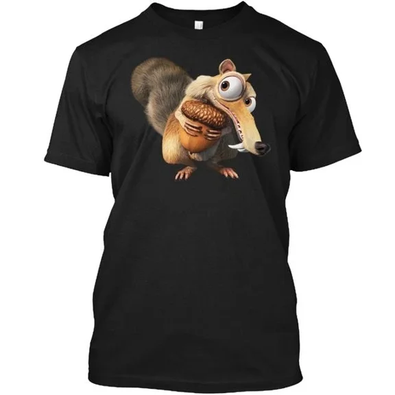 Ice Age Squirrel Scrat T-Shirt Made in the USA Size S to 5XL