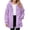 Purple-03, variant on VIPOIN Girls Full Zip Hooded Fleece Jacket, Mid-Length Sherpa Coat Warm Fall Winter Outerwear