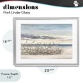 thumbnail image 4 of Stupell Industries Transitional Windy Beaches Landscape Gray Framed Print Under Glass, 20 x 14, by Julie DeRice, 4 of 8