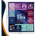 thumbnail image 4 of LHSHID 50st Birthday Gifts for Her Blanket Gifts for 50 Year Old Girls Female 50st Birthday Decorations for Girls 50 Year Old Birthday Gifts for Girls Soft Warm Flannel Throw Blanketsin 60x80in, 4 of 6