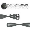 thumbnail image 3 of Bracelet de Montre Compatible avec Garmin Instinct Sports GPS Montre Intelligente, Bracelet de Remplacement en Silicone Doux Ajustable Compatible Garmin Instinct/Instinct Tide/Instinct Tactique - Gris Graphite, 3 of 8