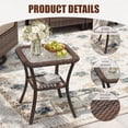thumbnail image 3 of UDPATIO Patio Furniture Set, 7 Pieces Outdoor Furniture Sets with Rocking Swivel Chairs, Wicker Rattan Outdoor Conversation Set with Storage Table and Waterproof Covers for Backyard, Deck, Porch, 3 of 7