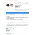 thumbnail image 2 of Front Brake Pad Set - Compatible with 2007 - 2009 Mercedes-Benz E550 AWD 2008, 2 of 2