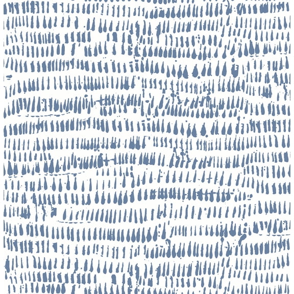 Brewster Runes Blueberry Brushstrokes Unpasted Non Woven Wallpaper, 20.5-in by 33-ft, 56.4 sq. ft.