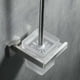 thumbnail image 2 of Escobilla de baño de pared, acabado mate, acero inoxidable cepillado y vidrio esmerilado, 2 of 5
