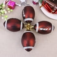 thumbnail image 4 of 6PCS Christmas Balls Ornaments Sports Theme Mini Football Xmas Balls for Xmas Tree Home Holiday Party Decorations (2.36" in Dia), 4 of 7