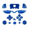 Matte ABXY Dpad Triggers Full Buttons Set Mod Kits for XBox One Elite Controller (Blue)