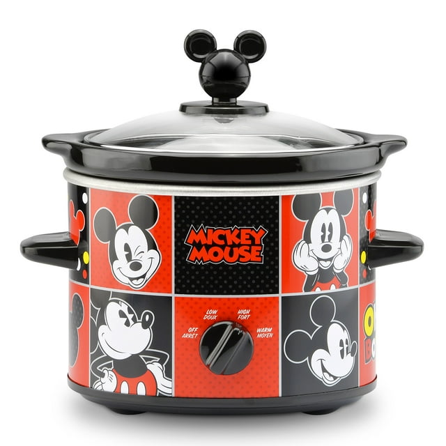Disney Mickey Mouse Cocina Lenta de 2 Cuartos