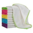 thumbnail image 1 of Bamboo dish cloths 10pcs for kitchen, washable & absorbent towels, 1 of 5
