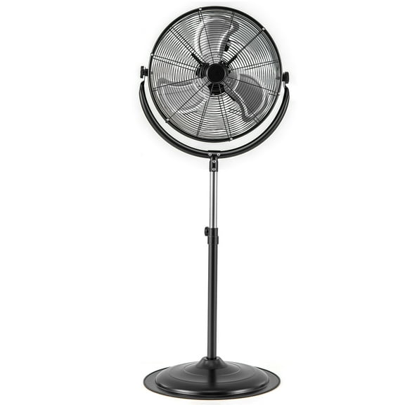 Gymax 20'' High Velocity Pedestal Fan w/3 Speeds 360 Degree Tilt & Adjustable Height