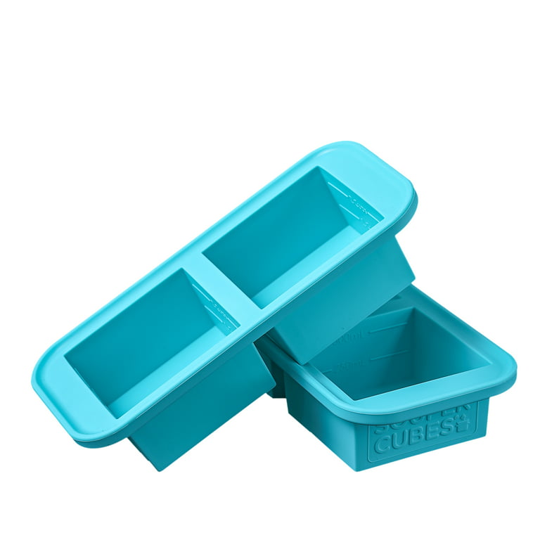 Souper Cubes 1/2 Cup Silicone Freezer Tray With Lid