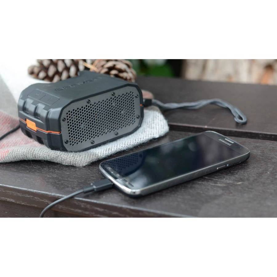 Braven BRV-1 Bluetooth Waterproof Rugged Wireless Speaker - Black and Cyan