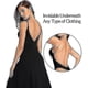 thumbnail image 2 of Body moldeador de cuerpo con escote en V profundo para mujer, Body sin tirantes y sin espalda, ropa moldeadora, 2 of 3