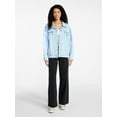 thumbnail image 4 of No Boundaries Oversized Cotton Denim Jacket, Women's XXS-XXL, 4 of 7