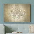 thumbnail image 2 of wall26 Canvas Print Wall Art Brown Crystal Chandelier on Texture Background Decorative Lights Digital Art Modern Art Chic Relax/Calm Multicolor for Living Room, Bedroom, Office - 16"x24", 2 of 5