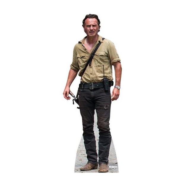 70 x 26 Po. Rick Grimes - le Standup en Carton Walking Dead
