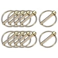 thumbnail image 1 of Uxcell 10Pack Pasador de Anillo, 5x30mm Pasadores de Acero al Carbono para Remolque con Zinc Colorido, 1 of 7