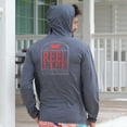 thumbnail image 4 of Reel Life Destin Heathered Pullover Hoodie - 2XL - Anthracite, 4 of 4