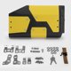 thumbnail image 4 of Kenally Caja de herramientas con estilo para motocicletas Protección confiable para herramientas Caja de herramientas para impermeable Durable Vehículos, repuestos y accesorios Mis amarillo negro, 4 of 6